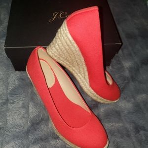 J-Cew Red Espadrilles